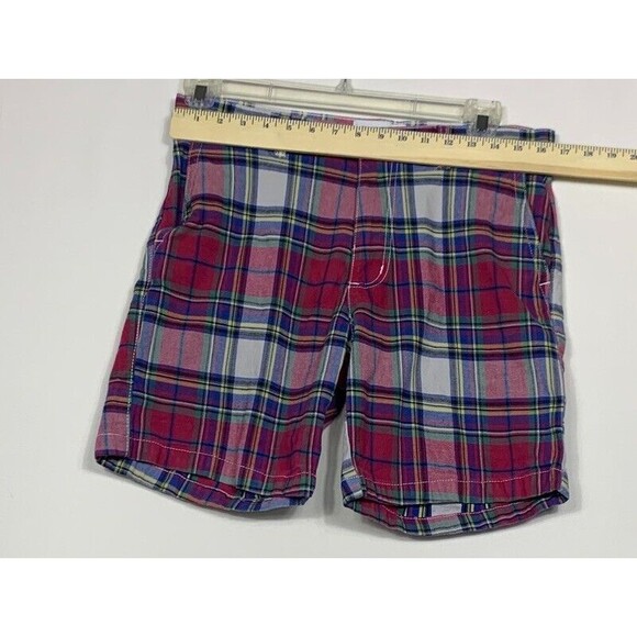 Urban Outfitters Shorts Men 30 Prep Chino Bermuda Red blue Stretch Summer Resort - Picture 5 of 9
